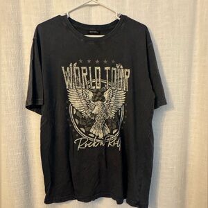 Rothco Black World Tour Graphic Tee